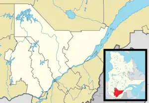 Québec Metropolitan Community is located in Central Quebec