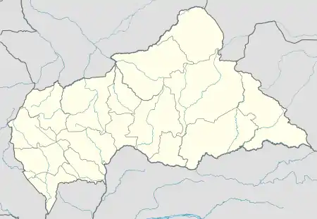 Mbrès is located in Central African Republic