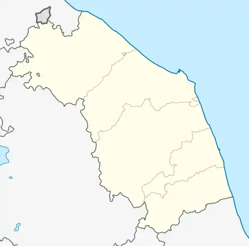Frontone is located in Marche