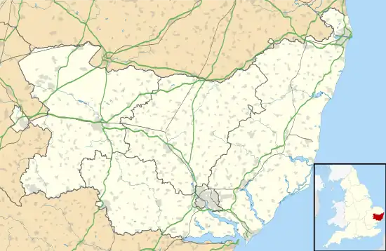 Huntingfield is located in Suffolk
